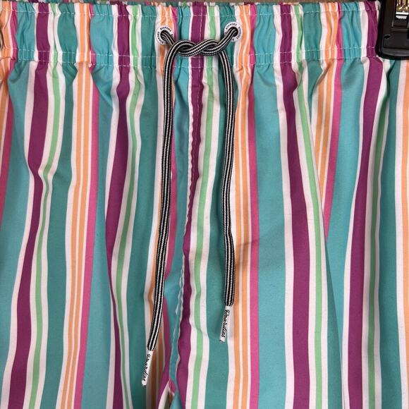 BOARDIES  Swim Trunks All Over Strip Print Men's Large - Picture 5 of 12